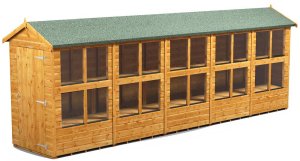 Power 20x4 Apex Potting Shed - Single Door